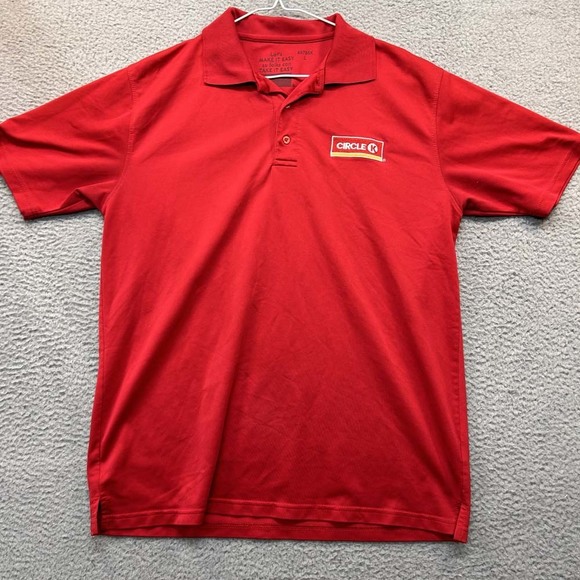 Circle K Employee Shirt Polo Shirt Mens  Size Large Golf Shirt Uniform - Picture 1 of 6